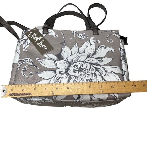 Elliot Lucca  Medium Floral Satchel Crossbody NWT - Picture 9 of 14